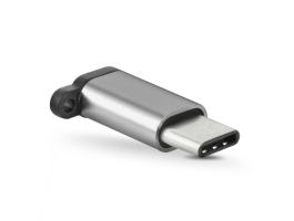 Micro USB - USB Type-C adapter - fekete