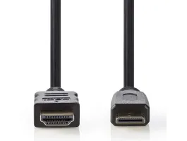 Nedis HDMI - MiniHDMI v1.4 kábel 2m Fekete (CVGP34500BK20)