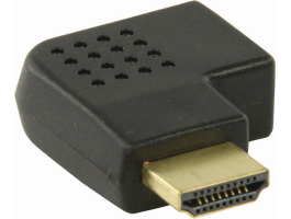 Nedis HDMI-adapter HDMI apa - HDMI-aljzat Jobbra Hajlított Fekete (CVGP34904BK)