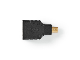 Nedis HDMI-adapter HDMI Micro apa - HDMI-aljzat Fekete (CVGP34907BK)