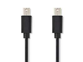 Nedis Mini DisplayPort kábel Mini DisplayPort-apa - Mini DisplayPort-apa 1m Fekete (CCGP37500BK10)