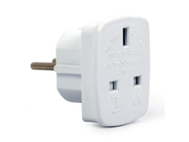 Gembird UK socket to EU plug utazó adapter (A-AC-UKEU-001)