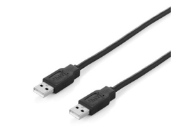 Equip USB2.0 A-A kábel apa/apa duplán árnyékolt 1,8m kábel (128870)
