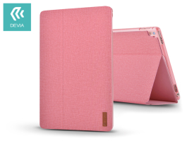 Apple iPad Pro 10.5/iPad Air (2019) védőtok (Smart Case) on/off funkcióval - Devia Flax Flip - pink