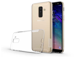 Samsung A605 Galaxy A6 Plus (2018) szilikon hátlap - Soft Clear - transparent
