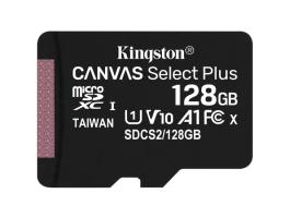 Kingston 128GB SD micro Canvas Select Plus (SDXC Class 10 A1) (SDCS2/128GBSP) memória kártya