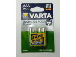 VARTA Ready2Use AAA (HR03) 800mAh akkumulátor 4db/bliszter