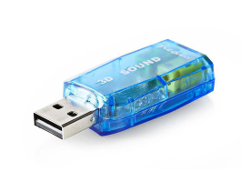 Nedis USB Hangkártya (USCR10051BU)