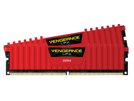 Corsair Vengeance LPX Red 16GB (2x8GB) 3200MHz DDR4 CL16 1.35V memória (CMK16GX4M2B3200C16R)