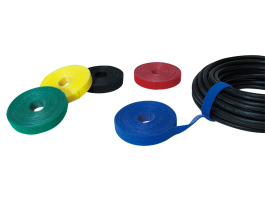 LogiLink vágható tépőzáras kábelkötegelő, 4m x 16mm - kék (KAB0053)