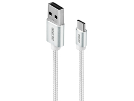 Acme CB2041S 1m ezüst Type-C - USB kábel