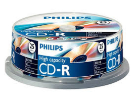 Philips CD-R 80CBx25 hengeres (PH782258)