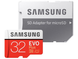 Samsung MicroSD kártya - 32GB (EVOPLUS Class10 UHS-1 Grade1 R95/W20 adapter) (MB-MC32GA/EU)
