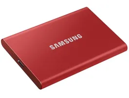 Samsung 2000GB USB3.2 piros T7 külső SSD (MU-PC2T0R/WW)
