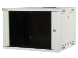 Lande LN-EUBOX09U5445-LG-1 EURObox 19&quot; 9U 540x450 szürke fali rack szekrény