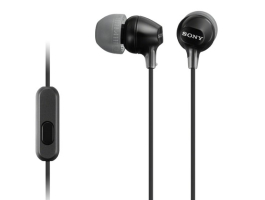 Sony MDREX15APB.CE7 fekete mikrofonos fülhallgató