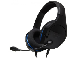 Kingston HyperX Cloud Stinger (PS4 Licensed) 3,5 Jack fekete gamer headset (HX-HSCSS-BK/EM)