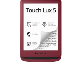 Pocketbook LUX 5 8GB piros e-book olvasó (PB628-R-WW)
