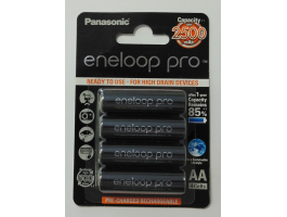 Panasonic Eneloop Pro AA 2500mAh tölthető elem - 4 db/csomag