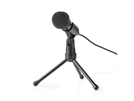 Nedis Mikrofon Háromlábú Állvánnyal (MICTJ100BK)