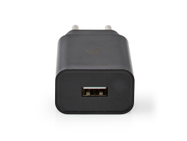 Nedis Fali töltő 2,4 A 1 kimenet USB-A Fekete (WCHAU242ABKP)