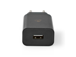Nedis Fali töltő 2,1 A 1 kimenet USB-A Fekete (WCHAU212ABK)