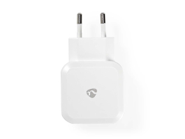 Nedis Fali töltő 4.8 A 2 kimenet USB A Fehér (WCHAU484AWT)