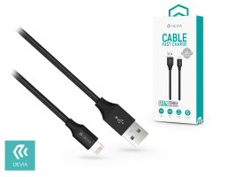 Devia USB - Lightning töltő- és adatkábel 1 m-es vezetékkel - Devia Gracious  Lightning Cable - 5V/2.4A - fekete