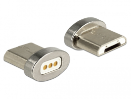 Delock (65929) USB Micro-B típusú apa mágneses csatlakozó
