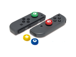 HORI Super Mario Thumb Grips (4x) Analóg kar védő Nintendo Switch kontrollerhez