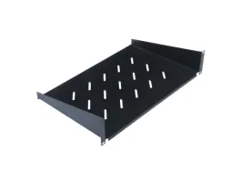 WP Fixed Shelf 1U 300 mm Black RAL 9005 (WPN-AFS-21030-B)