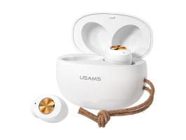 Usams BHUES01 True Wireless Bluetooth fehér fülhallgató (BHUES01)