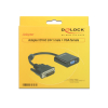 Delock 65658 DVI-D 24+1 dugó - VGA aljzat átalakító