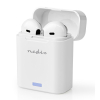 Nedis teljesen vezeték nélküli bluetooth fülhallgató, töltőtokkal, fehér (HPBT3052WT)