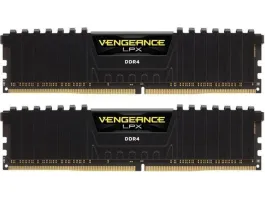 Corsair 32GB/2666MHz DDR4 VENGEANCE LPX fekete (Kit 2db 16GB) (CMK32GX4M2A2666C16) memória