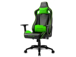 Sharkoon Elbrus 2 Gaming Chair Black/Green szék (4044951027682)