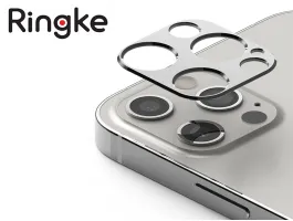 Ringke Camera Sytling hátsó kameravédő borító - Apple iPhone 12 Pro - ezüst