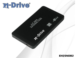nBase N Drive EH25NDB2 2,5&quot; External USB2.0 mobil rack Black