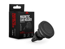 Maxlife univerzális szellőzőrácsba illeszthető mágneses PDA/GSM autós tartó -  Maxlife MXCH-12 Magnetic Car Holder - fek