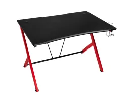 Gamer asztal Nitro Concepts D12 1160 x 750 mm Fekete/Piros (NC-GP-DK-010)