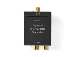 NEDIS Digital Audio Converter 1 irányú apa bemenet: 1x Digital RCA / 1x TosLink apa kimenet: 1x (2x RCA) /