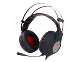 Esperanza Nightcrawler Gamer mikrofonos fejhallgató fekete-piros (EGH440)