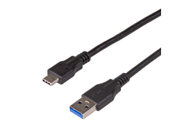 Akyga AK-USB-15 USB3.0 A - USB Type-C M/M adatkábel 1m fekete