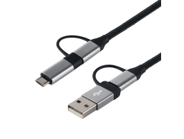 Home USB töltokábel 4in1 1.5m (USB MULTI)