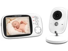 Esperanza Jacob Baby Monitor 3,2&quot; LCD kijelzovel fehér (EHM002)
