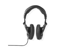 NEDIS Over-Ear vezetékes fejhallgató Kábel hossz: 2.50m Hangero szabályozás Fekete (HPWD3200BK)