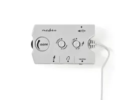 NEDIS audio switch apa bemenet: 2x 3.5mm apa apa kimenet: 3x 3,5mm Aljzat + 2,5mm Aljzat Funkcióvezé