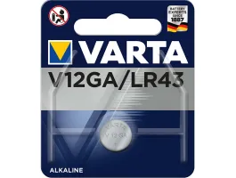VARTA Alkáli Gombelem LR43 1.5V 1-Bliszter (VARTA-V12GA)