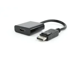 Gembird Displayport - HDMI M/F adapter 0.1m fekete