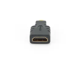 Gembird HDMI micro D - HDMI M/F adapter fekete